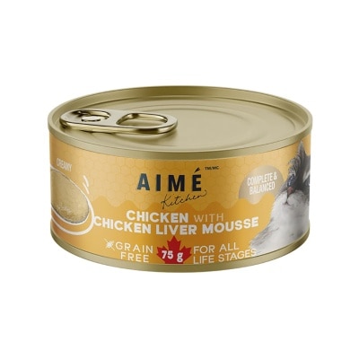 AIME KITCHEN 雞肉雞肝慕絲 (75g) 全貓罐頭 020049 image