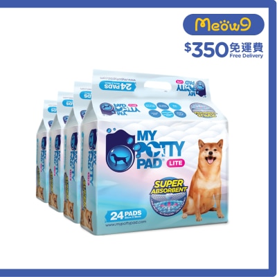 MY POTTY PAD [BoxSet]Lite - Pet Sheet (L) (60cm x 90cm) (24 pads x 4packs) Pet Training Sheets
