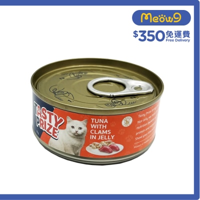 TASTY PRIZE Tuna With Clams In Jelly (70g) Cat Can 21077 image
