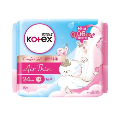 KOTEX Comfort Soft Air Thin 24cm 15s