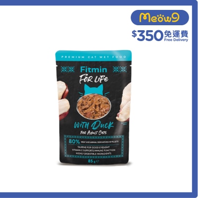 FITMIN - Fitmin For Life  貓濕糧 鴨肉配方 (85g) 018697