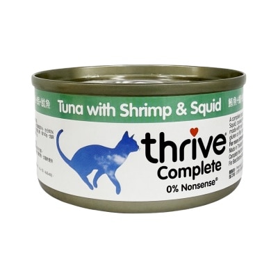 THRIVE Complete Adult *Tuna with Shrimp & Squid* Cat Can (75g) 102652 Parallel import image