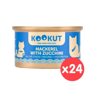 KOOKUT [24罐裝] 鯖魚意大利青瓜 (70g x24) 貓罐頭 002825 image