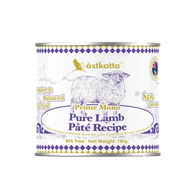 ASTKATTA 純溯系列 純淨天然肉醬罐 純羊肉 (180g) 貓主食罐頭 361581 image