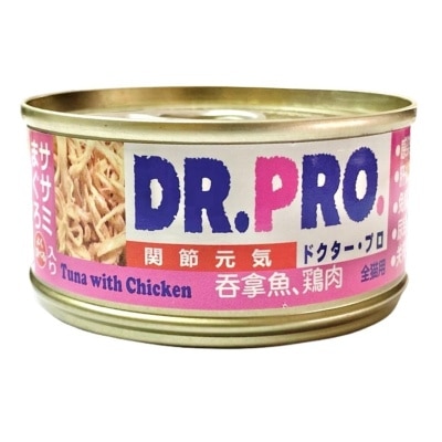 Dr. Pro - 愛寵醫生 吞拿魚配雞肉 (關節元氣) 貓罐頭(80g) 05108