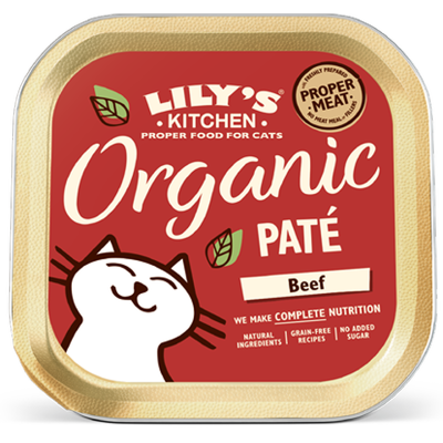 LILY'S KITCHEN 有機牛肉常餐 貓餐盒(85g) 243346