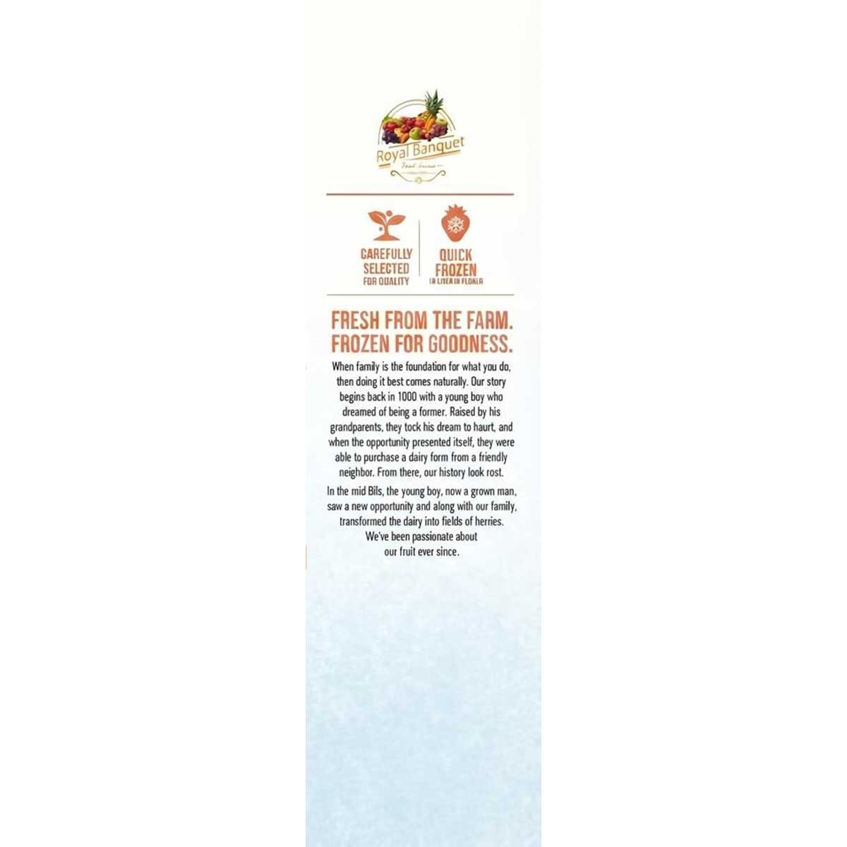 ROYAL BANQUET Peach Sliced (frozen 18°c) image