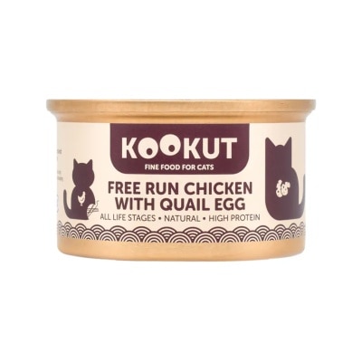 KOOKUT 放養雞鵪鶉蛋 (70g) 貓罐頭 002801 image