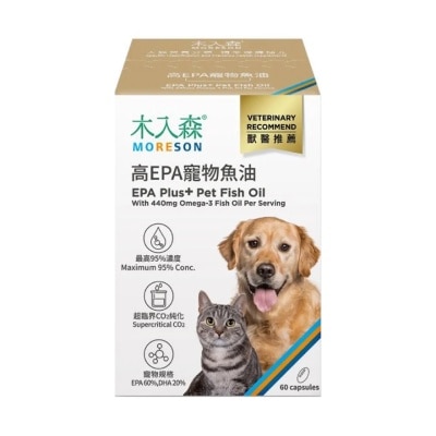木入森 - 高EPA寵物魚油 (60粒) 貓犬適用 保健品膠囊 021970