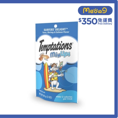 TEMPTATIONS - [Mixups Surfers' Delight]Tuna; Shrimp & Salmon Flavor (75g) Cat Treats 007948