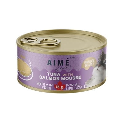 AIME KITCHEN 吞拿魚三文魚慕絲 (75g) 全貓罐頭 276952 image