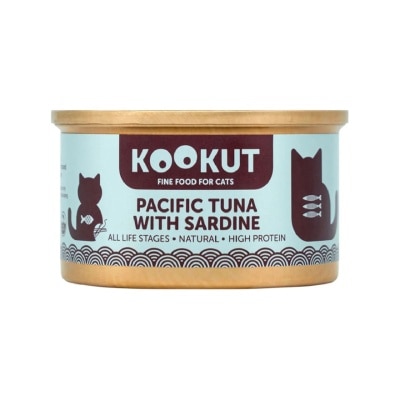 KOOKUT 太平洋吞拿魚沙甸魚 (70g) 貓罐頭 008297 image