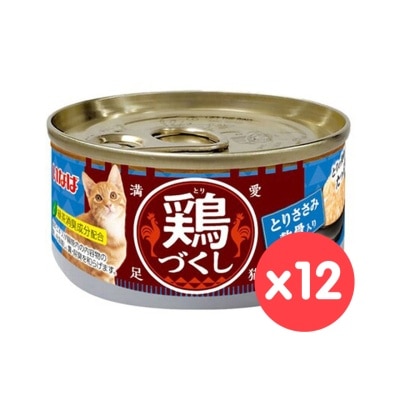 INABA 雞肉 & 雞軟骨 (80g x12) 貓罐頭 484285 image