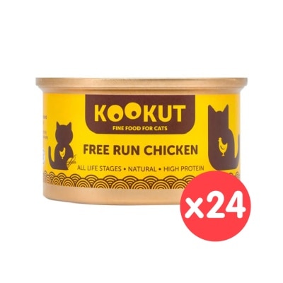 KOOKUT [24罐裝] 放養雞 (70g x24) 貓罐頭 008303 image