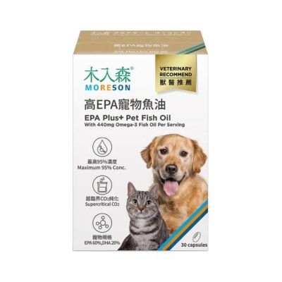 木入森 高EPA寵物魚油 (30粒) 貓犬適用 保健品膠囊 021987