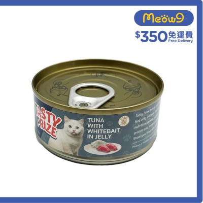 TASTY PRIZE Tuna With Whitebait In Jelly (70g) Cat Can 30125