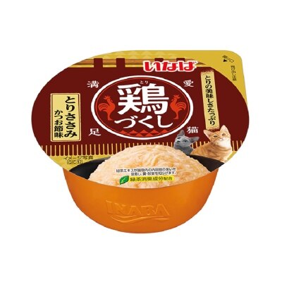 INABA  雞肉+鰹魚片 果凍杯 (70g) QIC-12 貓濕糧 863745