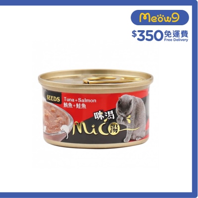種子 Mico機能湯罐 鮪魚+鮭魚 貓罐頭 (85g) 829768