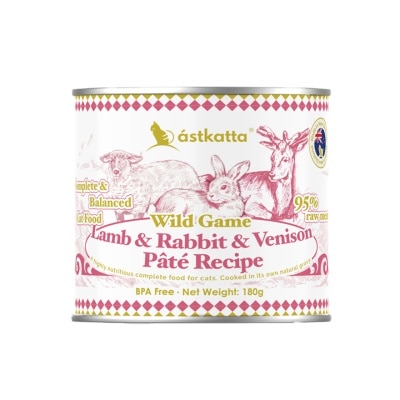 ASTKATTA 野境系列 純淨天然肉醬罐 羊肉&兔肉&鹿肉 (180g) 貓主食罐頭 361604 image