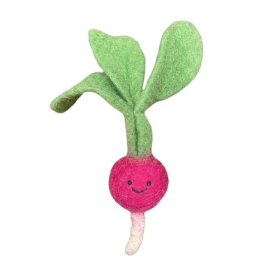 OTHERS WOOLY PAW Natural Wool Cat Toy Vegetable Series Beet (About 30cm) Contains cat grass 510340 image