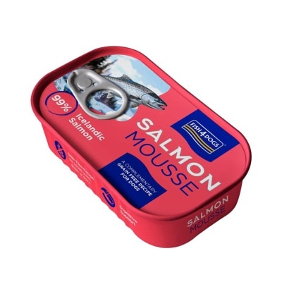FISH4DOGS Pure Salmon Mousse (90g) Dog Can Food 818708 image