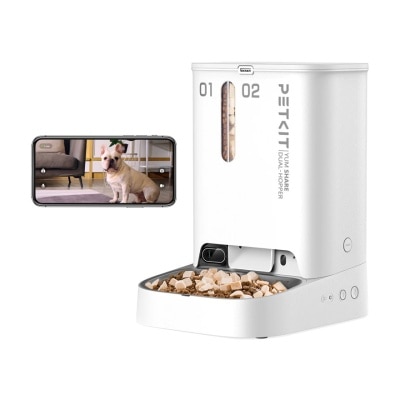 Yumshare DUAL-HOPPER智能餵食器(鏡頭版 / 實時影像) (5L) 302713