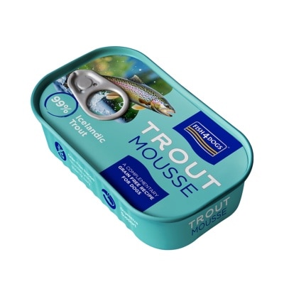 FISH4DOGS 犬用純鱒魚慕絲 (90g) 狗罐頭 818746 image