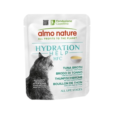 ALMO NATURE HFC Hydration Help Tuna Broth with Tuna Fillet (50g) Cat Pouch