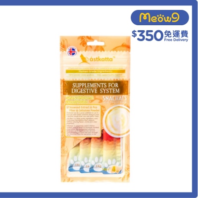 ASTKATTA Tuna&Chicken&Sweet Potato (Digestive System) Lickable Cat Snack (14g x4)