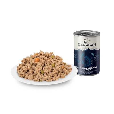 CANAGAN 無穀物主食狗罐頭*三文魚&希靈魚配方*(400G) - Canagan 原之選