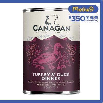 CANAGAN Dog Can Food - Turkey & Duck (400g) - Canagan