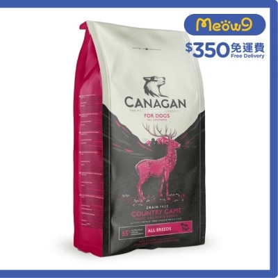 CANAGAN Country Game for Dogs (12kg) Grain Free Dog Food - Canagan