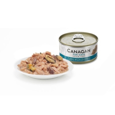 CANAGAN 吞拿魚伴青口貓罐頭(75gx12罐) - Canagan 原之選