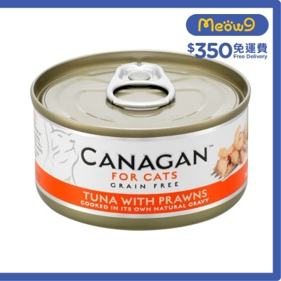 CANAGAN 吞拿魚伴蝦貓罐頭(75g) - Canagan 原之選