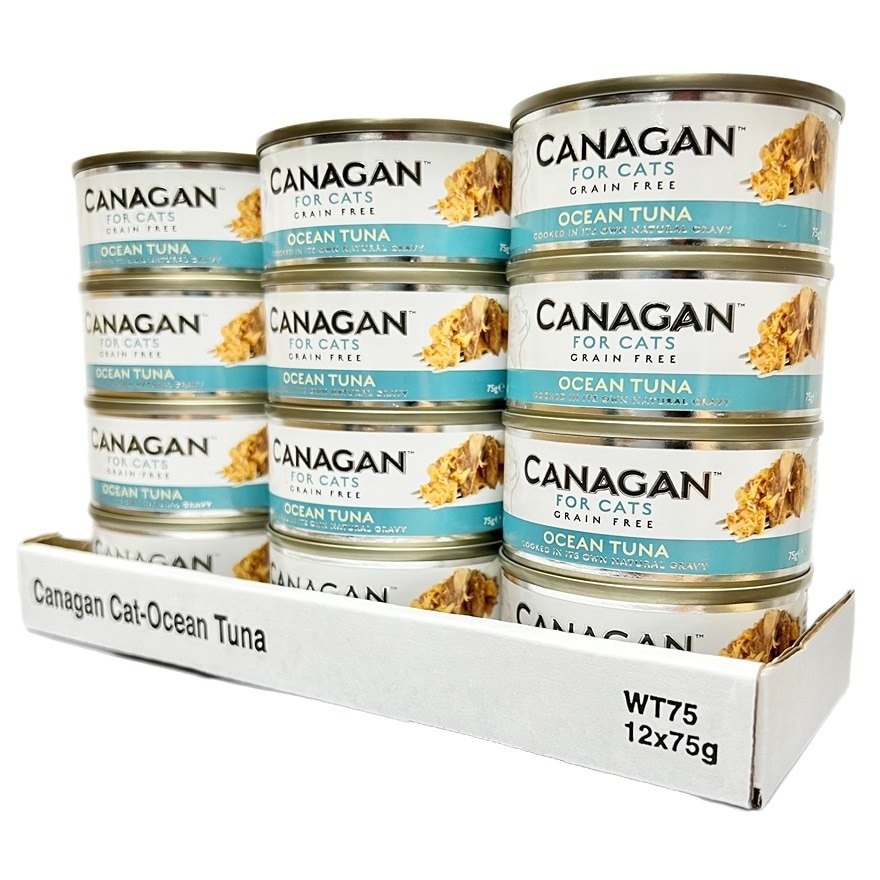 CANAGAN 吞拿魚貓罐頭(75gx12罐) - Canagan 原之選