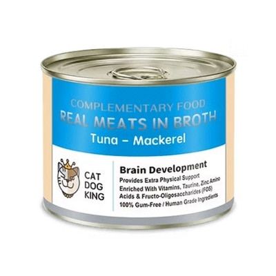 CAT DOG KING Real Meat Broth Energy Can for Cats and Dogs (Tuna & Mackerel) (170g) 220856 image