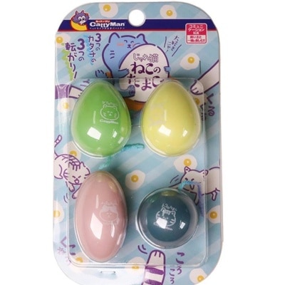CATTYMAN Cat egg-shaped toy balls (4 pieces) (84546)