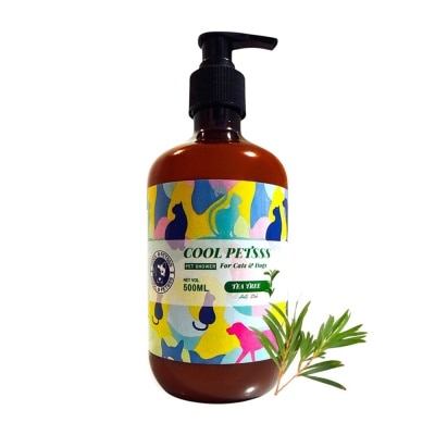 COOL PETSSS - 天然茶樹修護配方寵物沐浴露 (500ml) 貓狗合用&nbsp;CPSG002