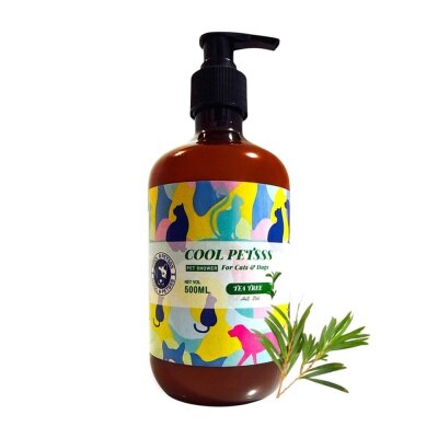 COOL PETSSS 天然茶樹修護配方寵物沐浴露 (500ml) 貓狗合用&nbsp;CPSG002