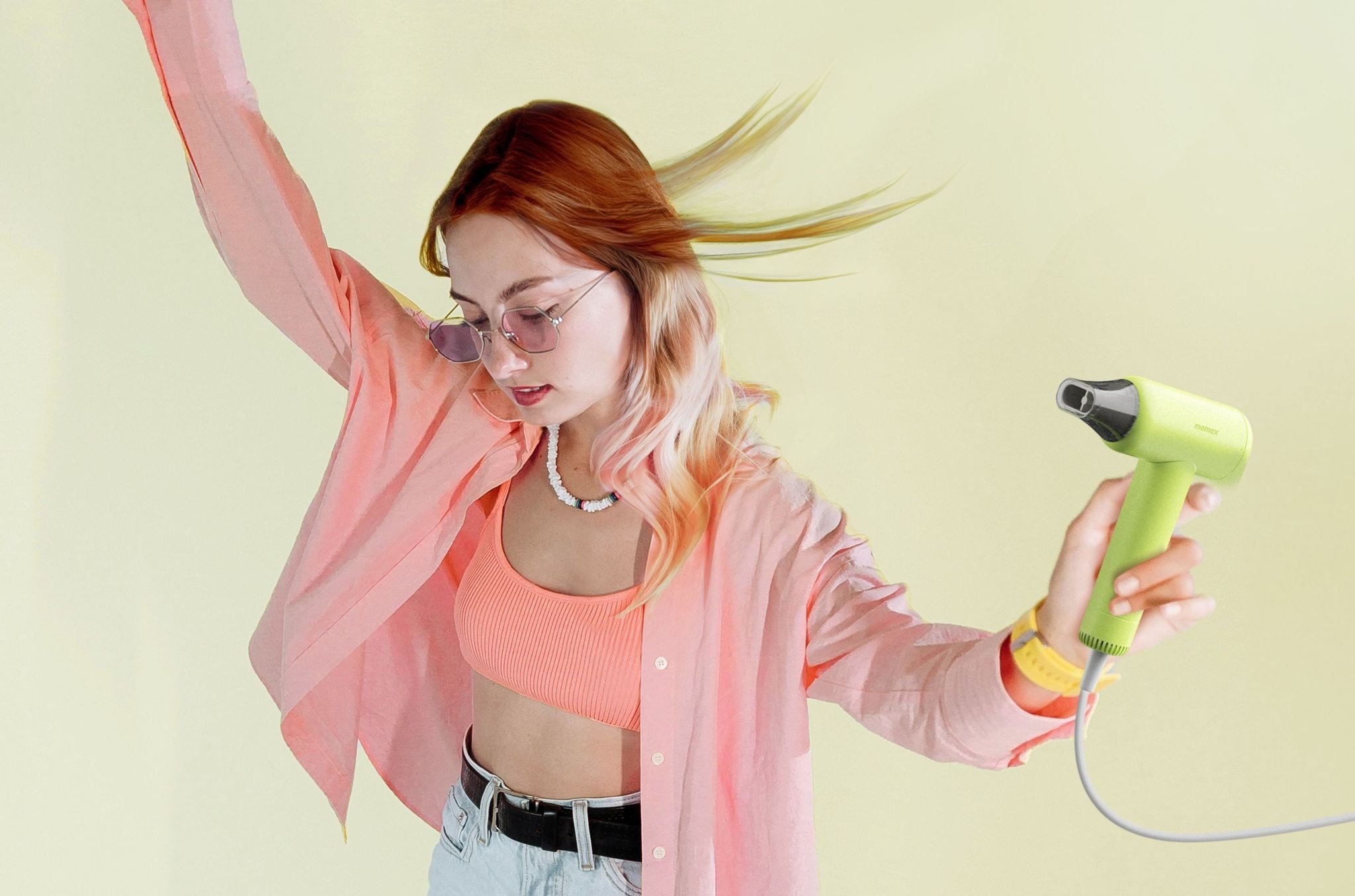 MOMAX HL13UKG 1-Care Hair Mini Ultra Speed Ion Hair Dryer