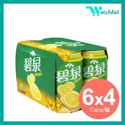 CRYSTAL SPRING - Lemon Tea 330mL (6 cans X 4)