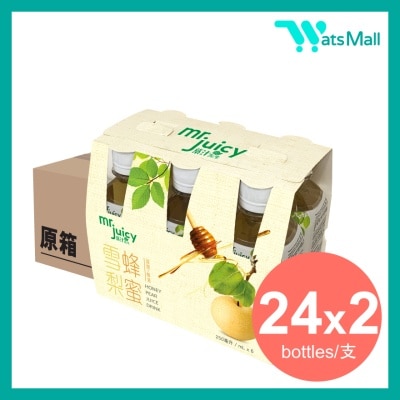 MR. JUICY Honey Pear Juice Drink 250ML (24 bottles X 2)