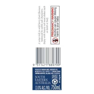 SOMERTON Shiraz Cabernet Merlot 750ML (1x6)