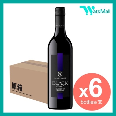 MCGUIGAN - 黑標赤霞珠梅洛紅酒 750毫升 (6支)