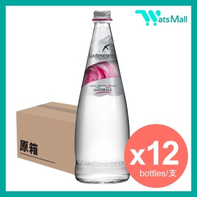 聖碧濤 天然礦泉水(無氣) (玻璃樽) 750毫升 (12支)