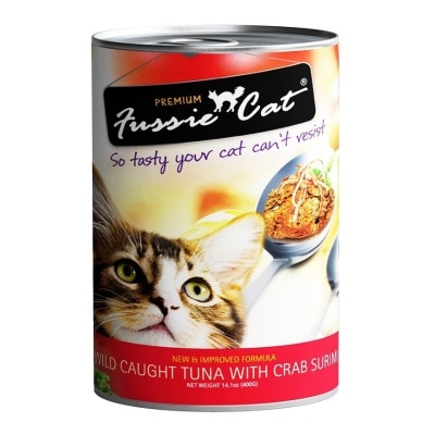 FUSSIE CAT 貓罐頭 吞拿魚+蟹柳 (400g) 300968