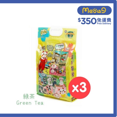 CAT MANAGER [BOX SET]Cat Manager Green Tea Tofu Sand (17.5L)