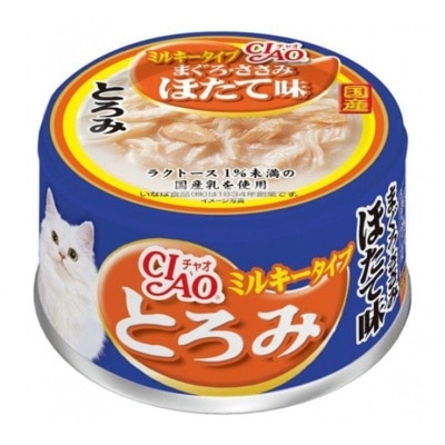 INABA White Soup Tuna; Chicken with Scallop Flavor (80g) Cat Can A111