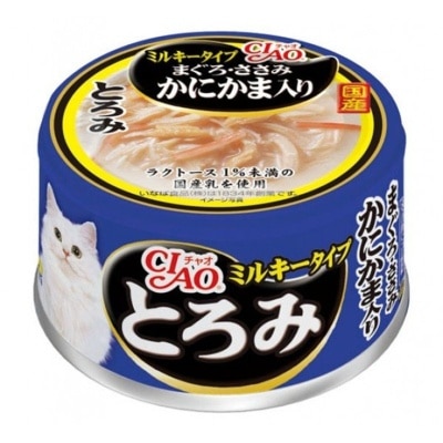 INABA White Soup Tuna; Chicken with Crabstick (80g) Cat Can A112