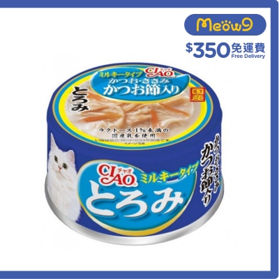INABA White Soup Series with Bonito; Chicken and Bonito Flakes (80g) Cat Can A113